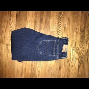 Vintage Dark Blue High Waisted Pants